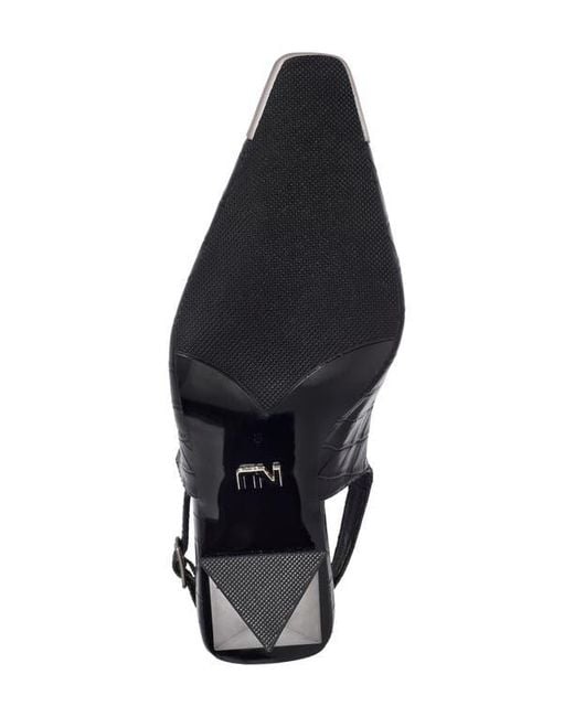 Ninety Union Blue Jane Cap Toe Slingback Pump