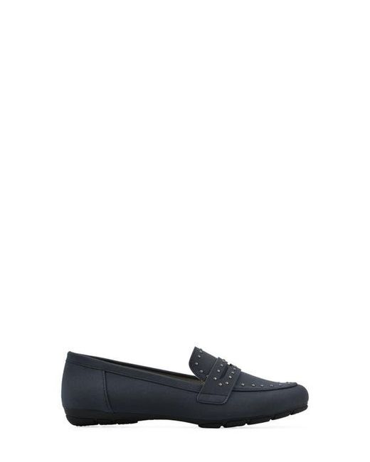 White Mountain Blue Giada Stud Driving Loafer