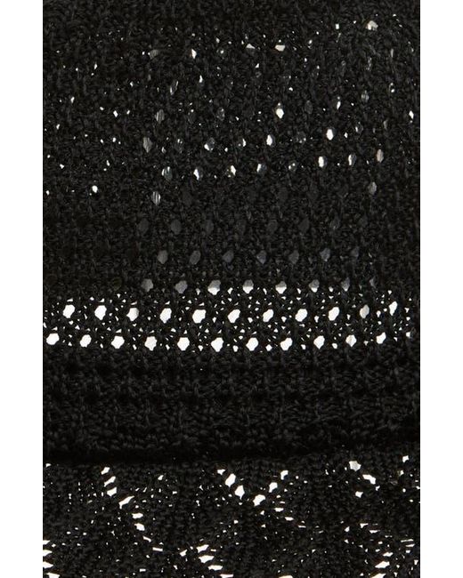 Treasure & Bond Black Texture Panama Hat