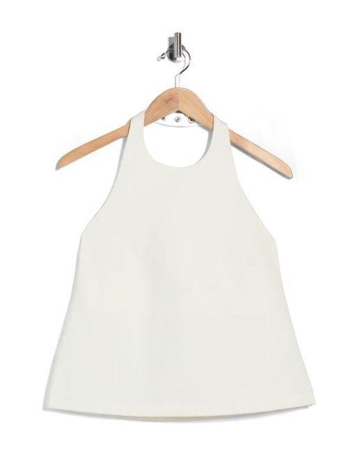 Rag & Bone White Iris Ponte Halter Top