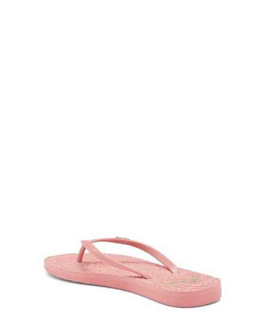 Roxy Pink Antilles Ii Flip Flop Sandal