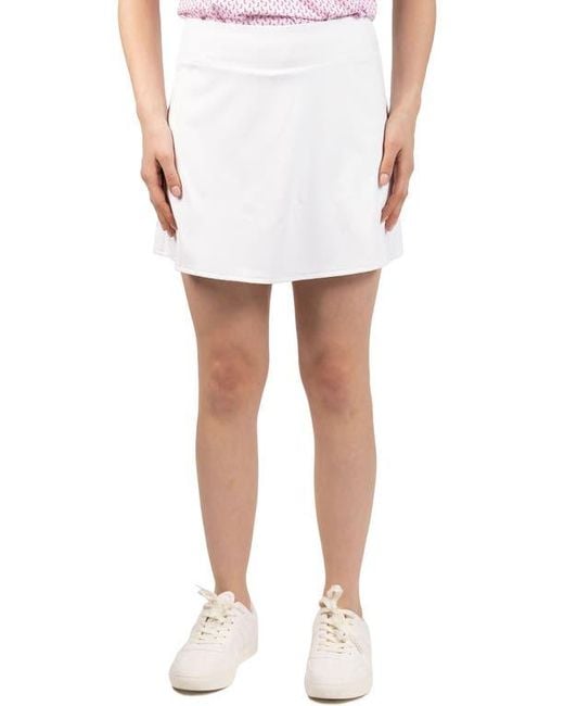 Tailorbyrd White Performance Skort