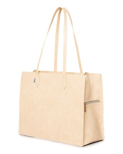 BEIS Natural The Work Tote