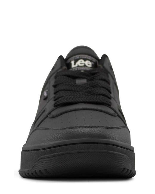 Lee Jeans Black Cortland Low Top Sneaker for men