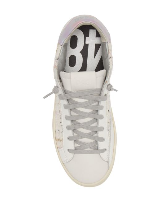 P448 White John Low Top Sneaker