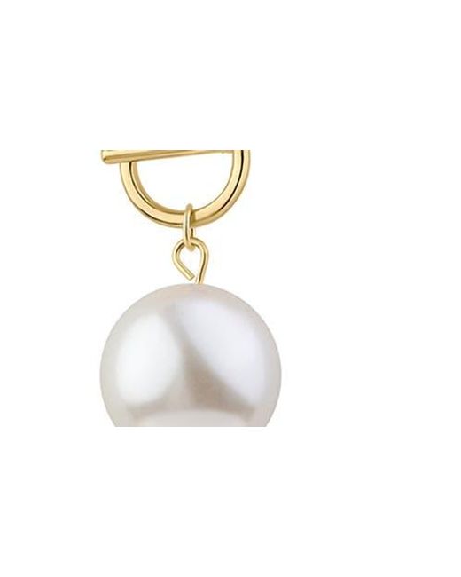 Jardin Blue Bubble Faux Pearl & Crystal Toggle Necklace
