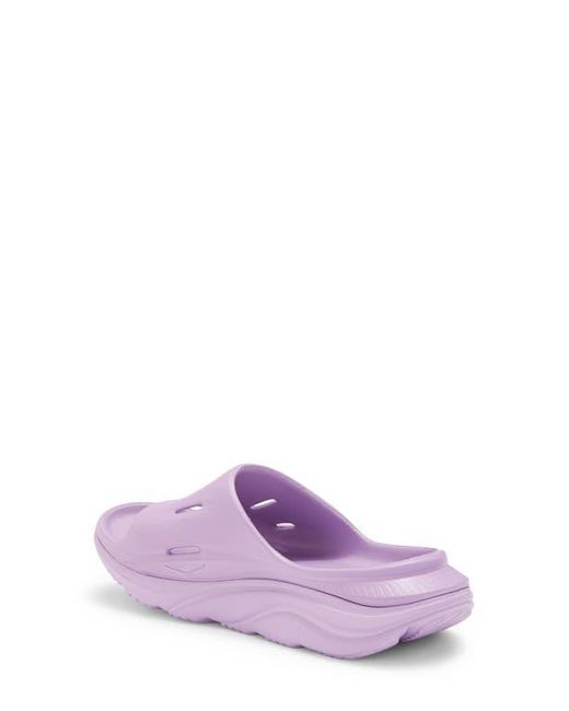 Hoka One One Purple Gender Inclusive Ora Recovery Slide 3 Sandal