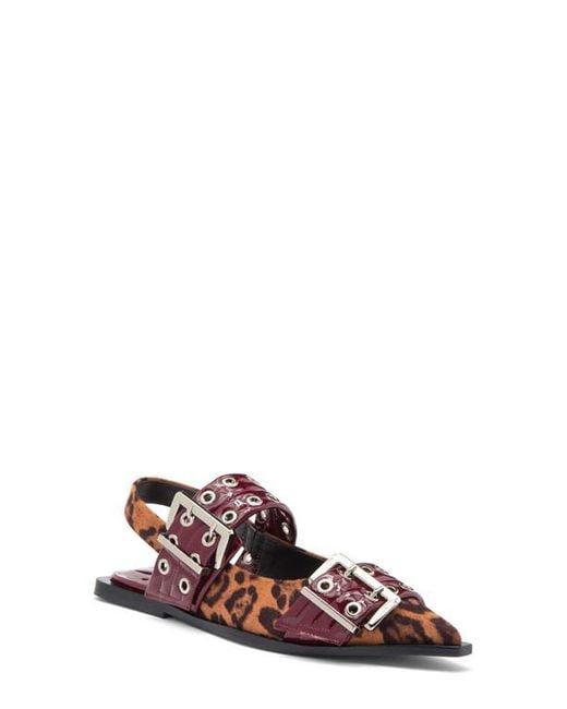 Jeffrey Campbell Brown Debb Slingback Flat