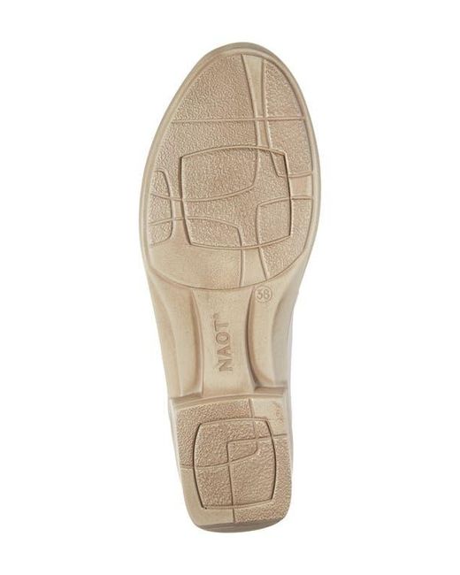 Naot White Halny Mule