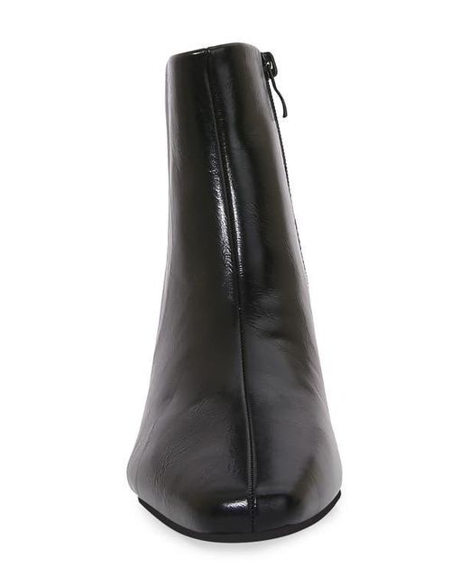 BERNESS Black Crinkle Textured Bootie