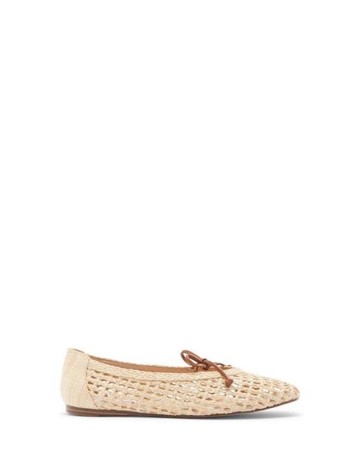 Steve Madden Natural Leelo Woven Flat