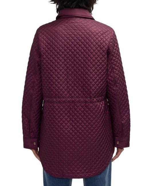 Scotch & Soda Purple Thyrni Water Repellent Shacket