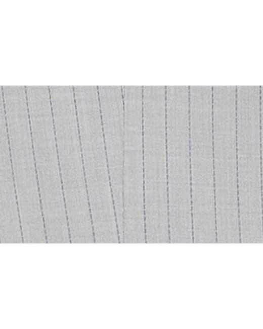 Mango Gray Pinstripe Suit Jacket