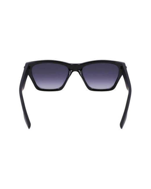 Converse Blue Recraft 54Mm Gradient Cat Eye Sunglasses