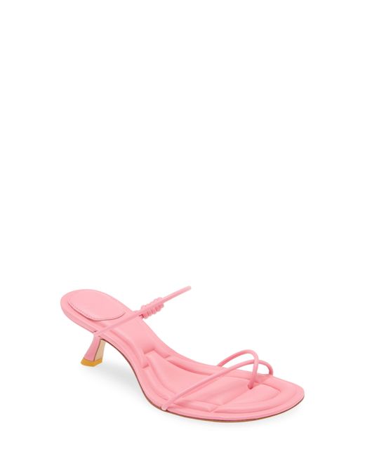 ONCEPT Pink Sydney Rolled Strap Sandal