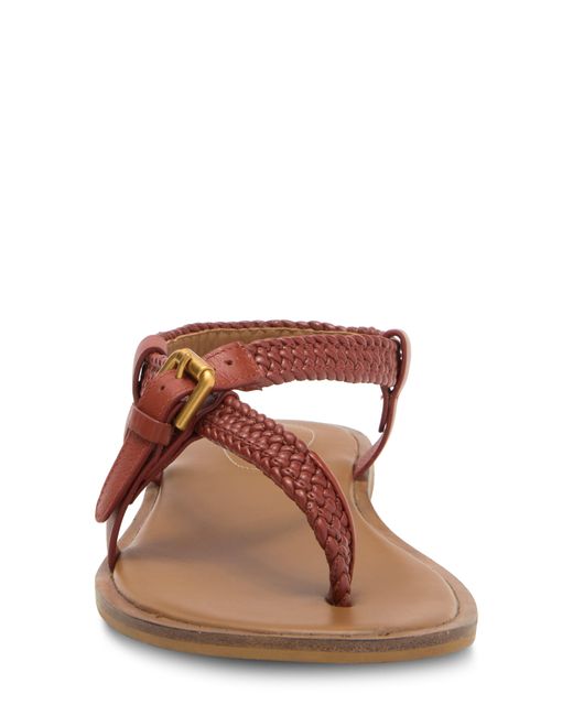 See By Chloé Brown Rosellina Braided Strap Sandal