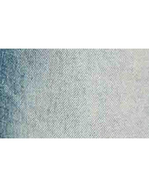 Purple Brand Blue Electric Tint Distressed Skinny Jeans for men