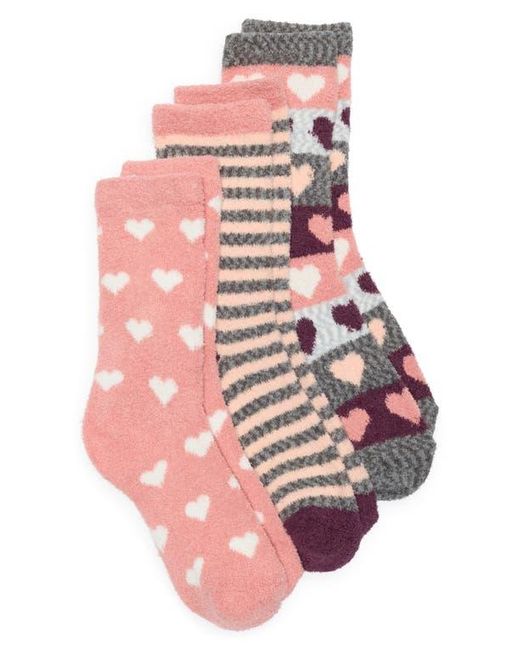 Nordstrom Rack Pink 3-Pack Pattern Socks