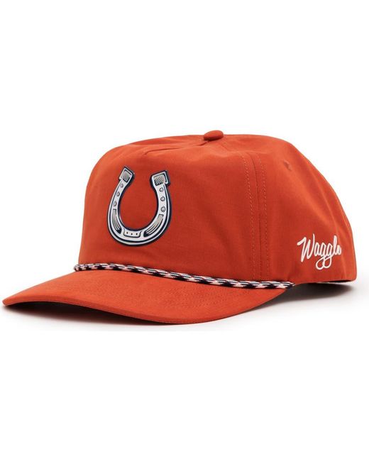 Waggle Red Rope Baseball Cap for men