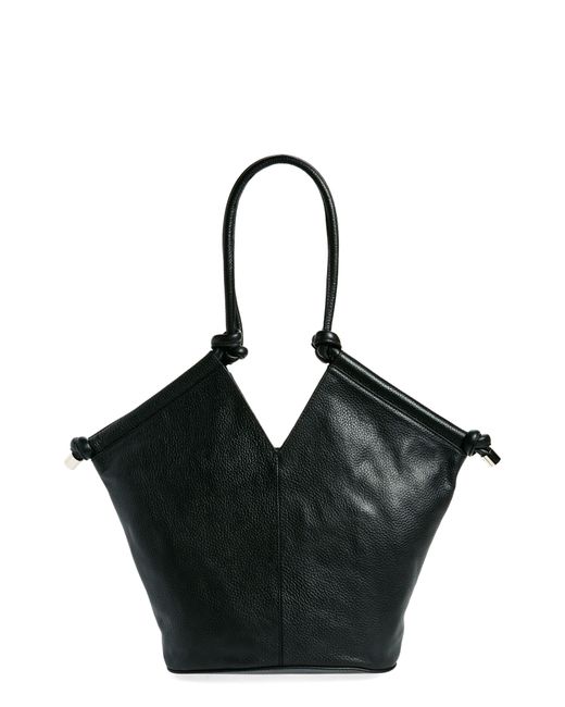 Vince Camuto Black Arjay Leather Tote