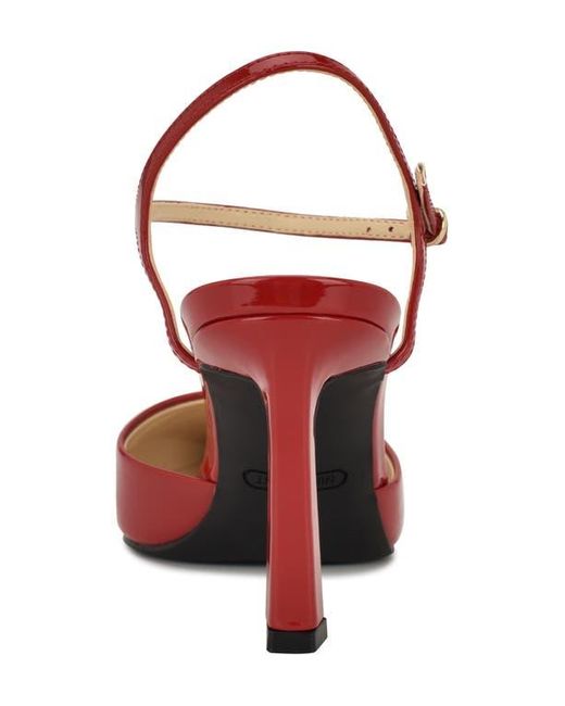 Nine West Red Pointed Toe Pump