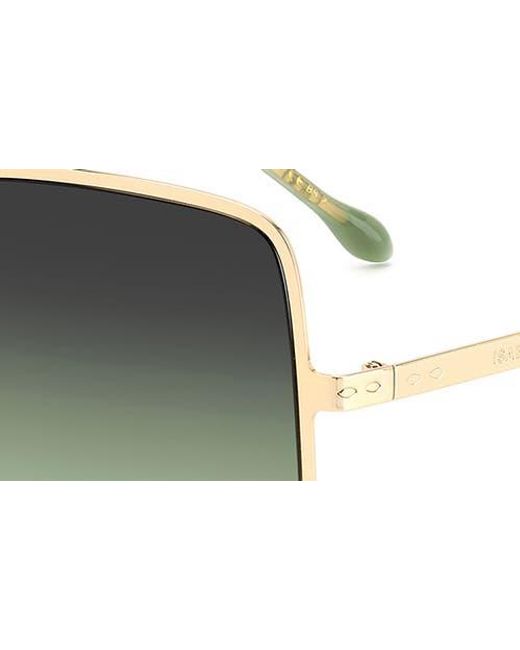 Isabel Marant Green 52Mm Gradient Square Sunglasses