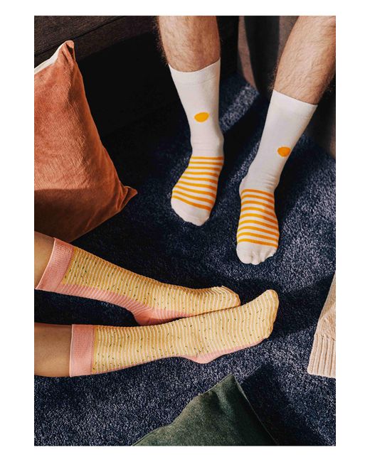 Doiy. Orange Pack Of 2 Miso Ramen Socks