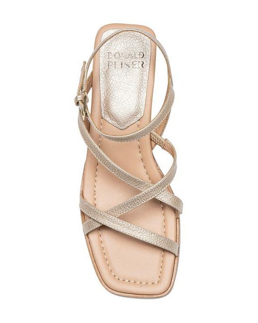 Donald J Pliner Natural Cesilia Sandal