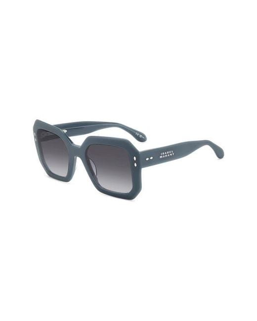 Isabel Marant Gray 53Mm Gradient Rectangular Sunglasses