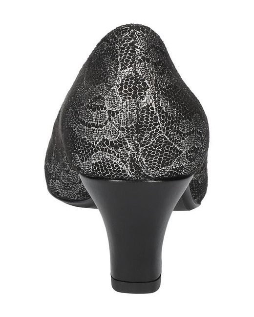 Easy Street Black Ballari Pump