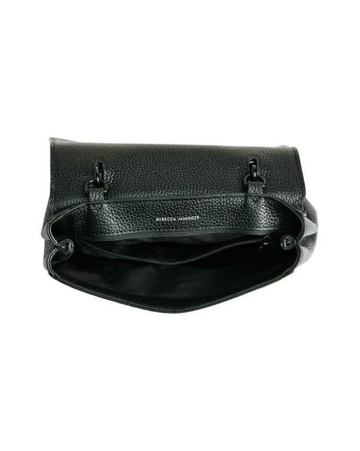 Rebecca Minkoff Black Darren Leather Top Handle Messenger Bag