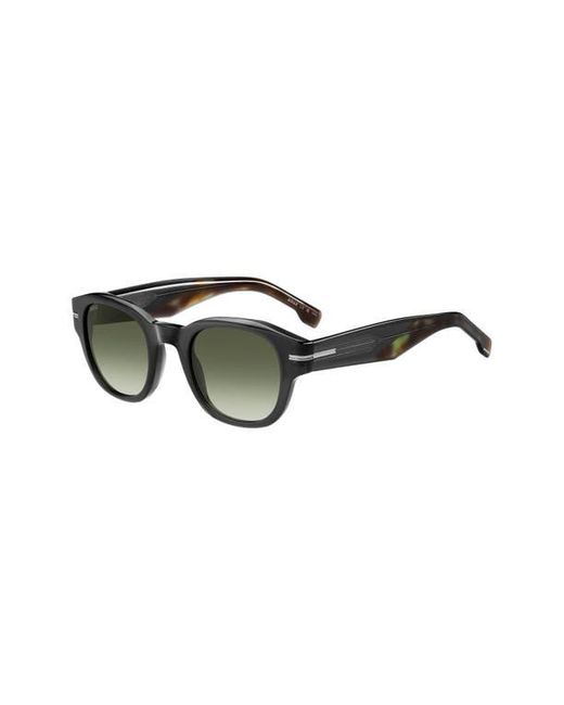 Boss Green 48Mm Gradient Small Rectangular Sunglasses for men