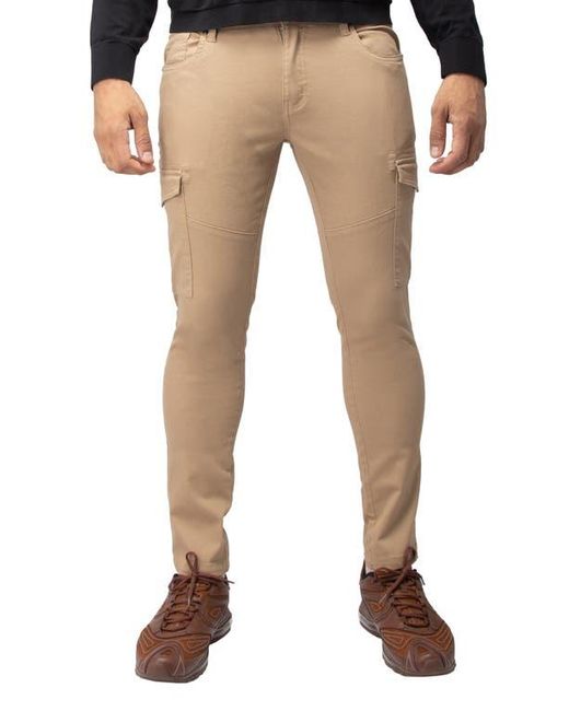 Xray Jeans Natural Stretch Twill Cargo Chino Pants for men
