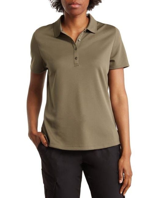 Callaway Apparel Green Essential Solid Knit Golf Polo