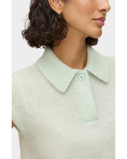 ALIGNE Blue Lexi Polo Sweater