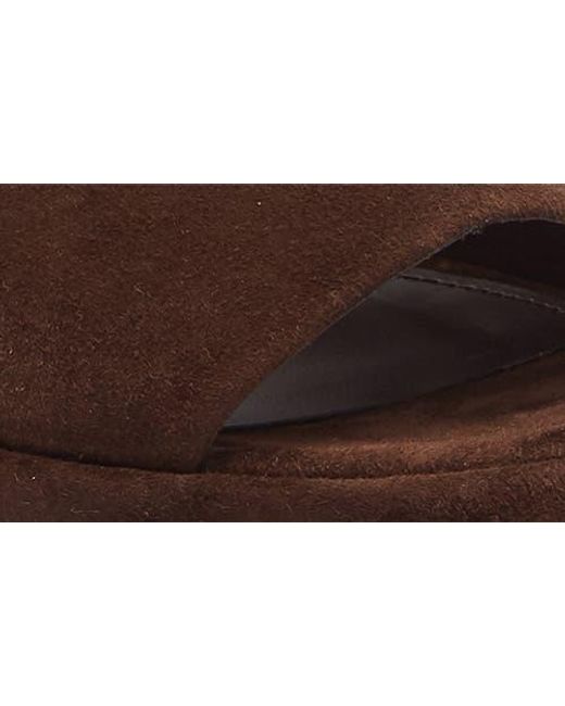 Steve Madden Brown Shanton Platform Slide Sandal