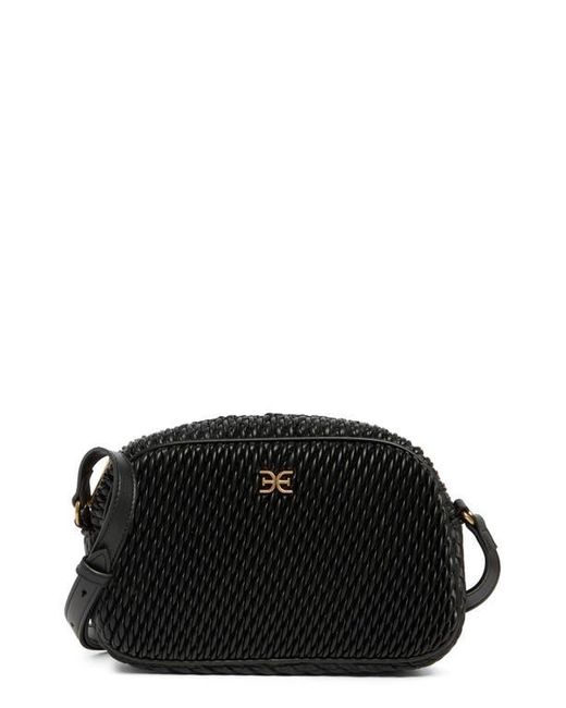 Sam Edelman Black Julia Quilted Camera Bag