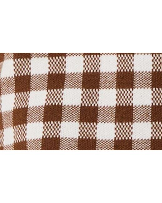Astr Multicolor Gingham Cardigan