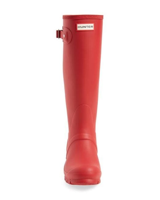 Hunter Red Original Tall Rain Boot