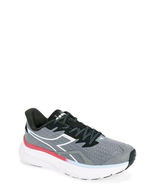 Diadora Gray Equipe Nucleo Running Shoe for men