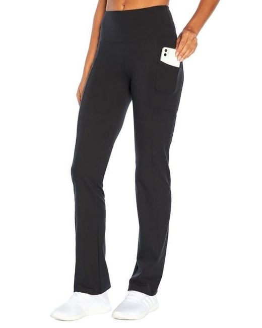 Marika Black Eclipse Moisture-Wicking Yoga Pants