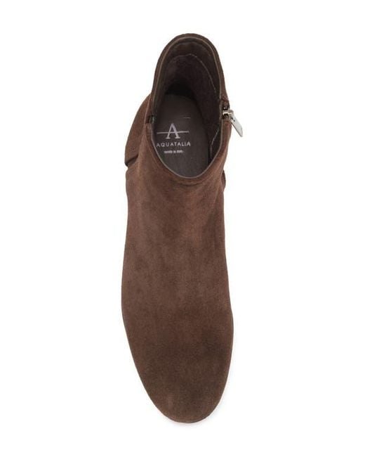Aquatalia Brown Sahara Waterproof Bootie