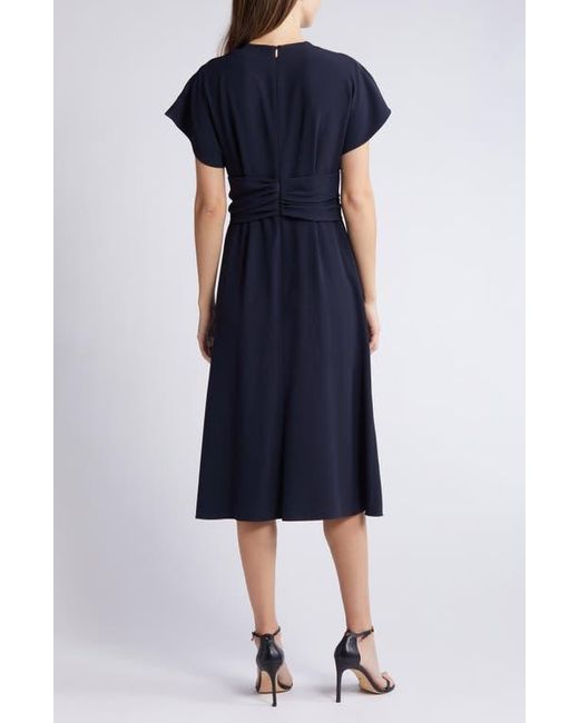 Boss Blue Debasa Twist Front Dress