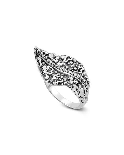 Samuel B. Metallic Sterling Leaf Ring