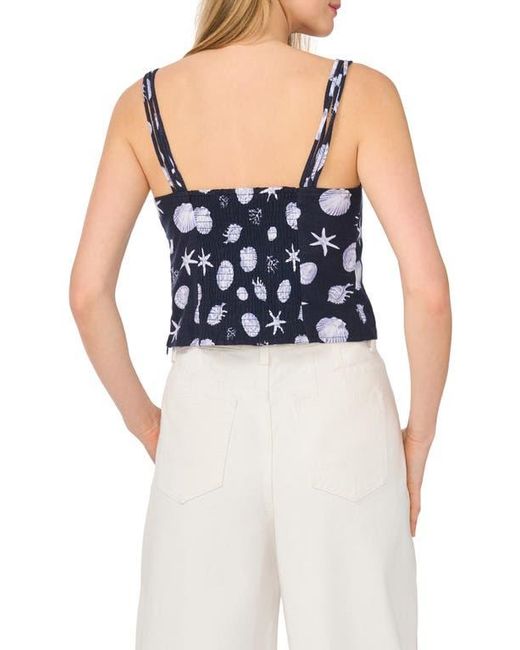 1.STATE Blue Pintuck Cami