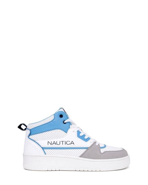 Nautica Blue High Top Sneaker for men