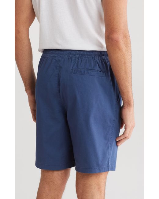 Hurley Blue Stretch Cotton Twill Shorts for men