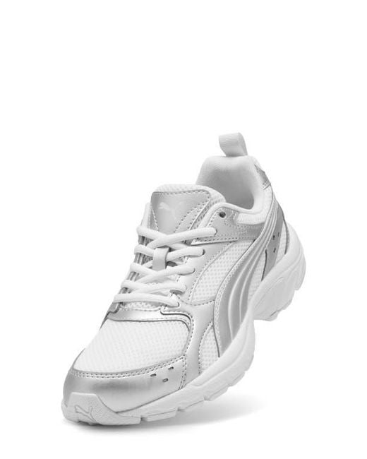 PUMA White Milenio Tech Lt Sneaker