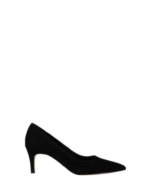 Pelle Moda Black Lailoni Pointed Toe Pump