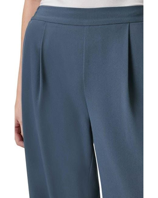 AllSaints Blue Aleida Wide Leg Pants
